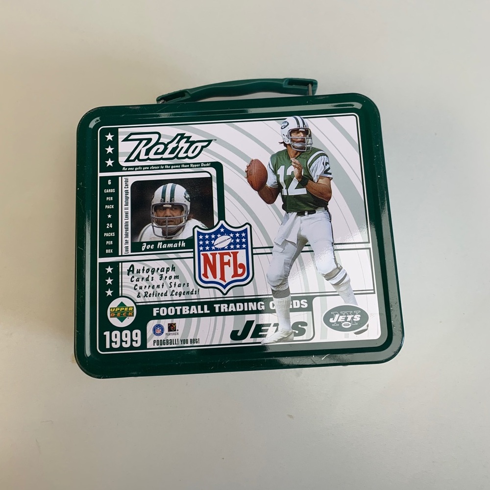 pristine condition of a metal lunch box